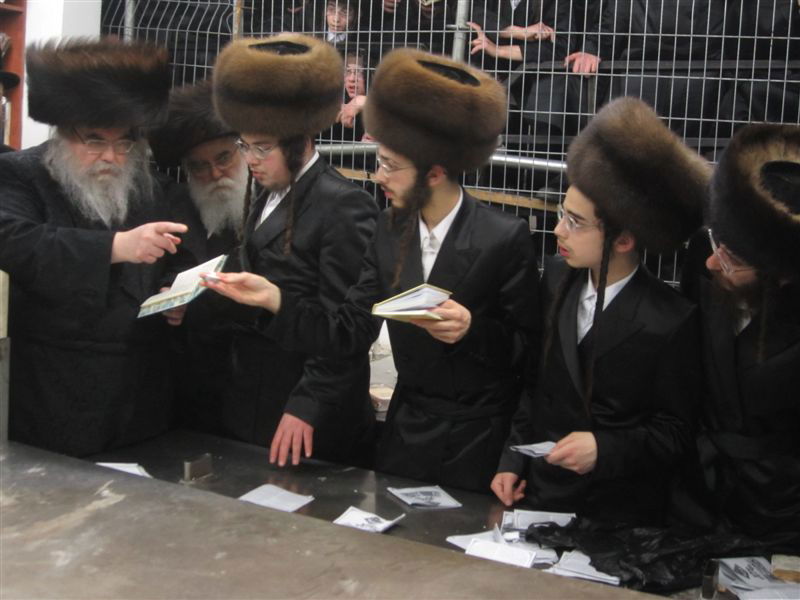 תיעוד: האדמו"ר מבעלזא בציון חמיו האדמו"ר מויז'ניץ