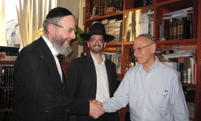 הפגישה בין הרב שלמה גוטפריד ליוסי נסים