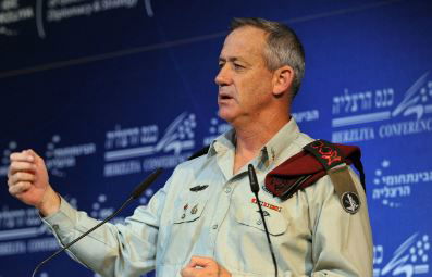 רא"ל בני גנץ, הערב