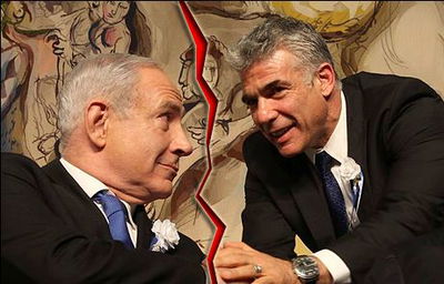 נתניהו ולפיד, משבר עמוק