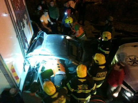 זירת הפיגוע, הערב