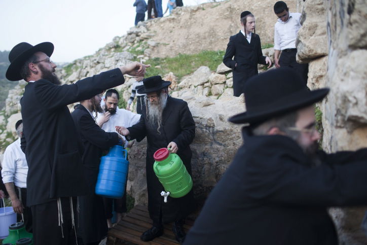 תיעוד ערב חג: שאיבת מים שלנו