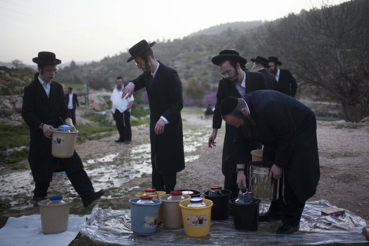 תיעוד ערב חג: שאיבת מים שלנו
