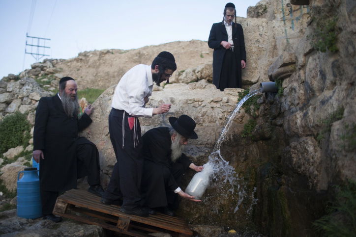 תיעוד ערב חג: שאיבת מים שלנו