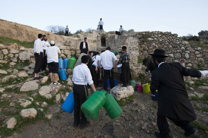 תיעוד ערב חג: שאיבת מים שלנו