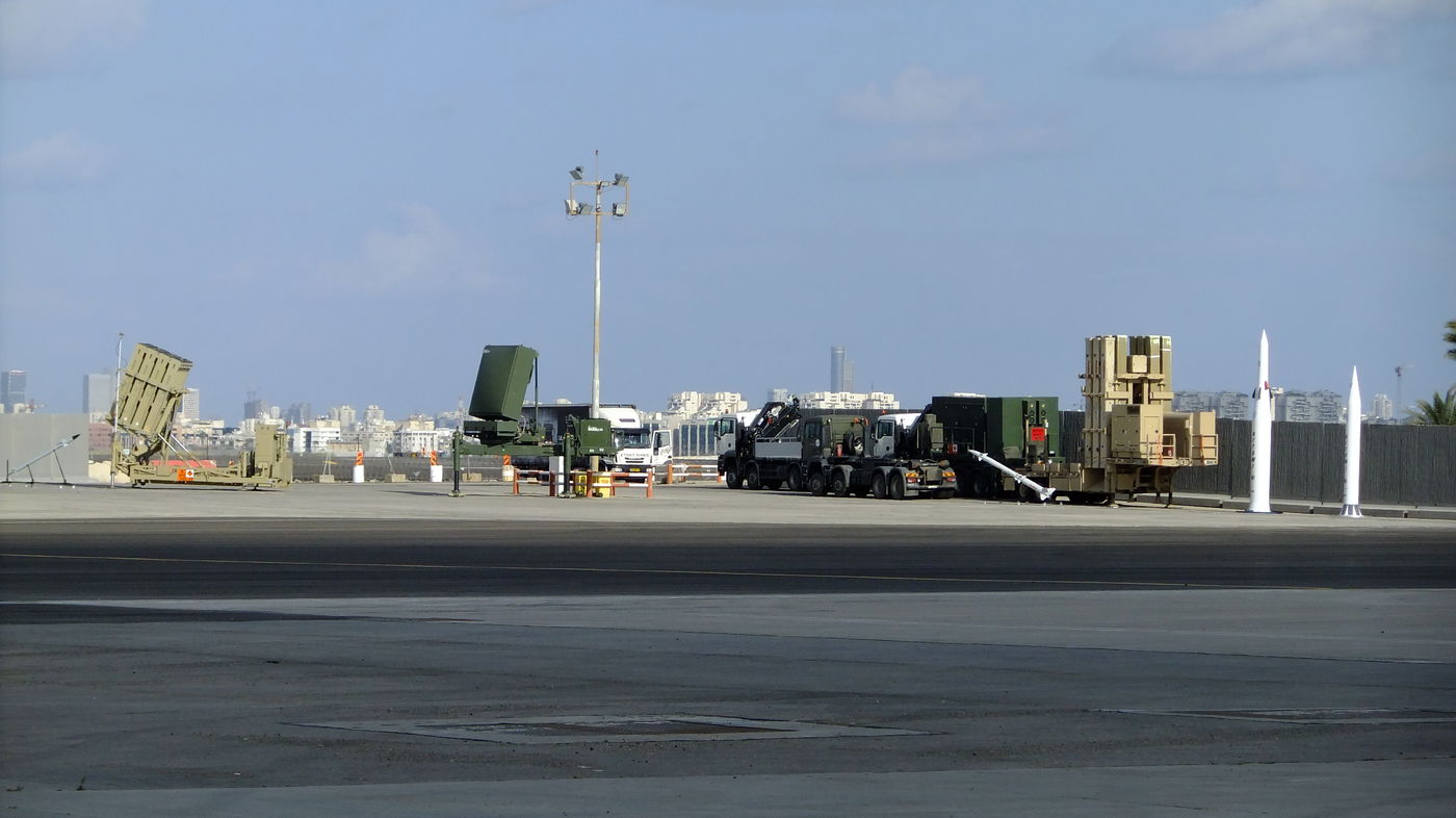 טילי מערכות ההגנה של ישראל שייוצגו לנשיא, ערוכים בנתב"ג