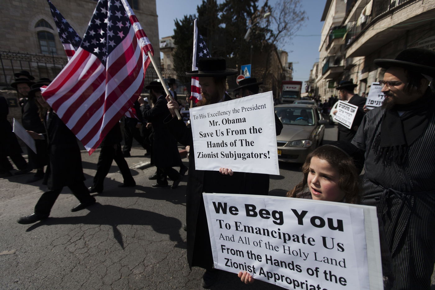 צפו בתיעוד: אנשי 'נטורי קרתא' ערכו קבלת פנים לנשיא אובמה