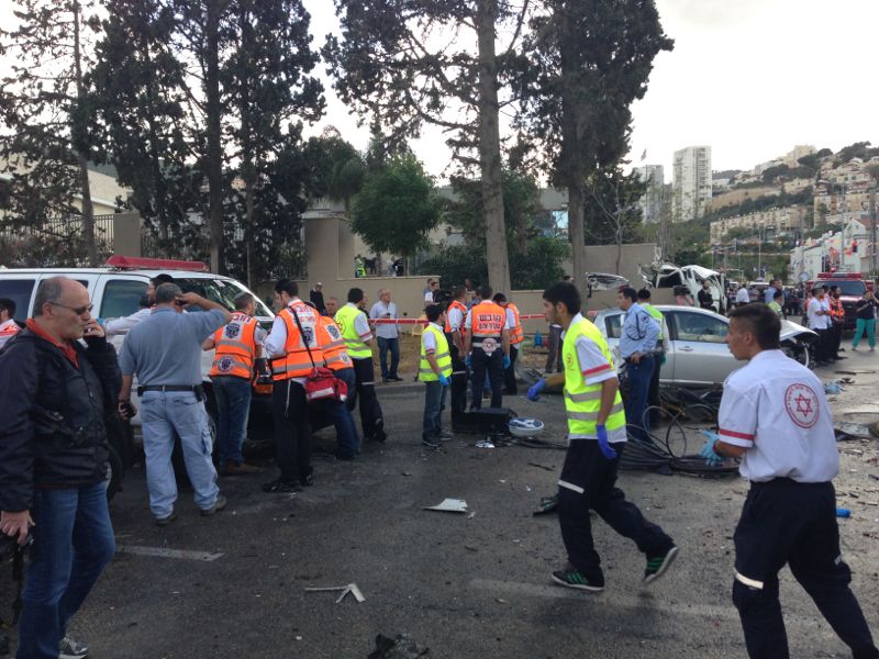 תאונה קטלנית באיזור נשר: שישה הרוגים ו-12 פצועים