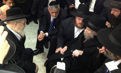 הגראי"ל שטיינמן אצל הגר"ע יוסף