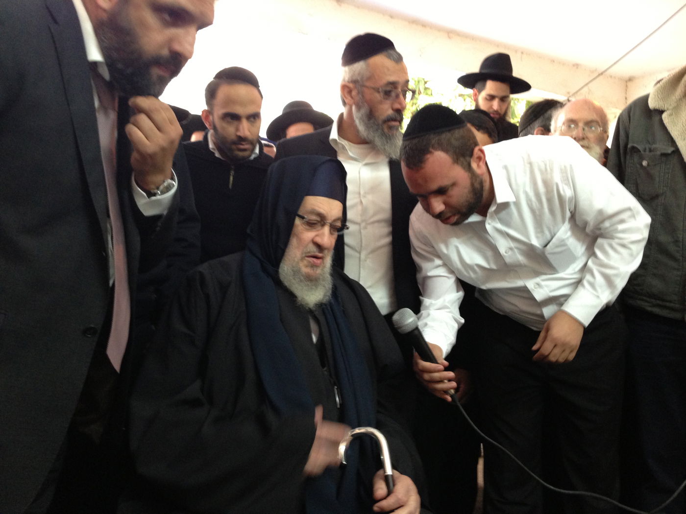 יום של ניחומים בבית הרב יעקב יוסף ע"ה