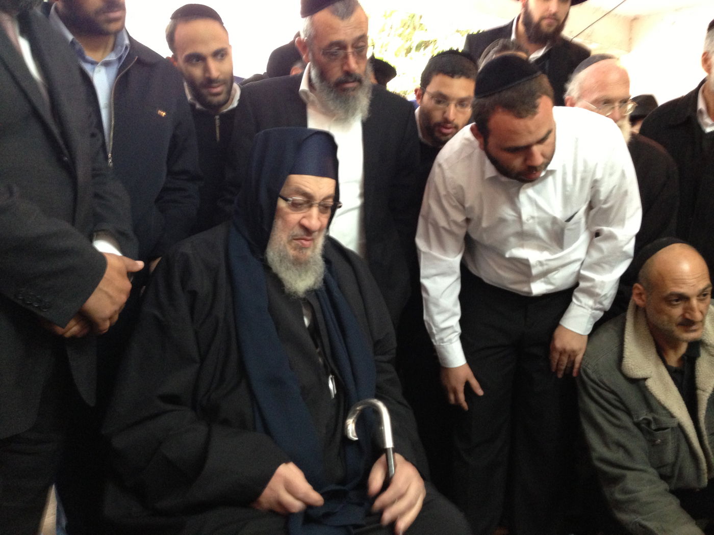 יום של ניחומים בבית הרב יעקב יוסף ע"ה