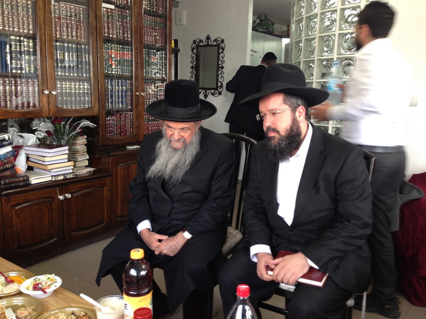 יום של ניחומים בבית הרב יעקב יוסף ע"ה