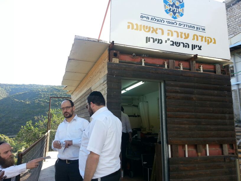 ההילולה במירון: ראשי 'איחוד הצלה' בסיור היערכות