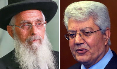 דוד לוי והרב יעקב אריאל