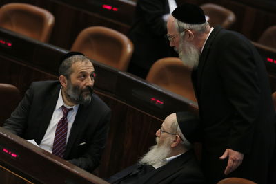 דרעי, ליצמן ואייכלר, אתמול במליאה