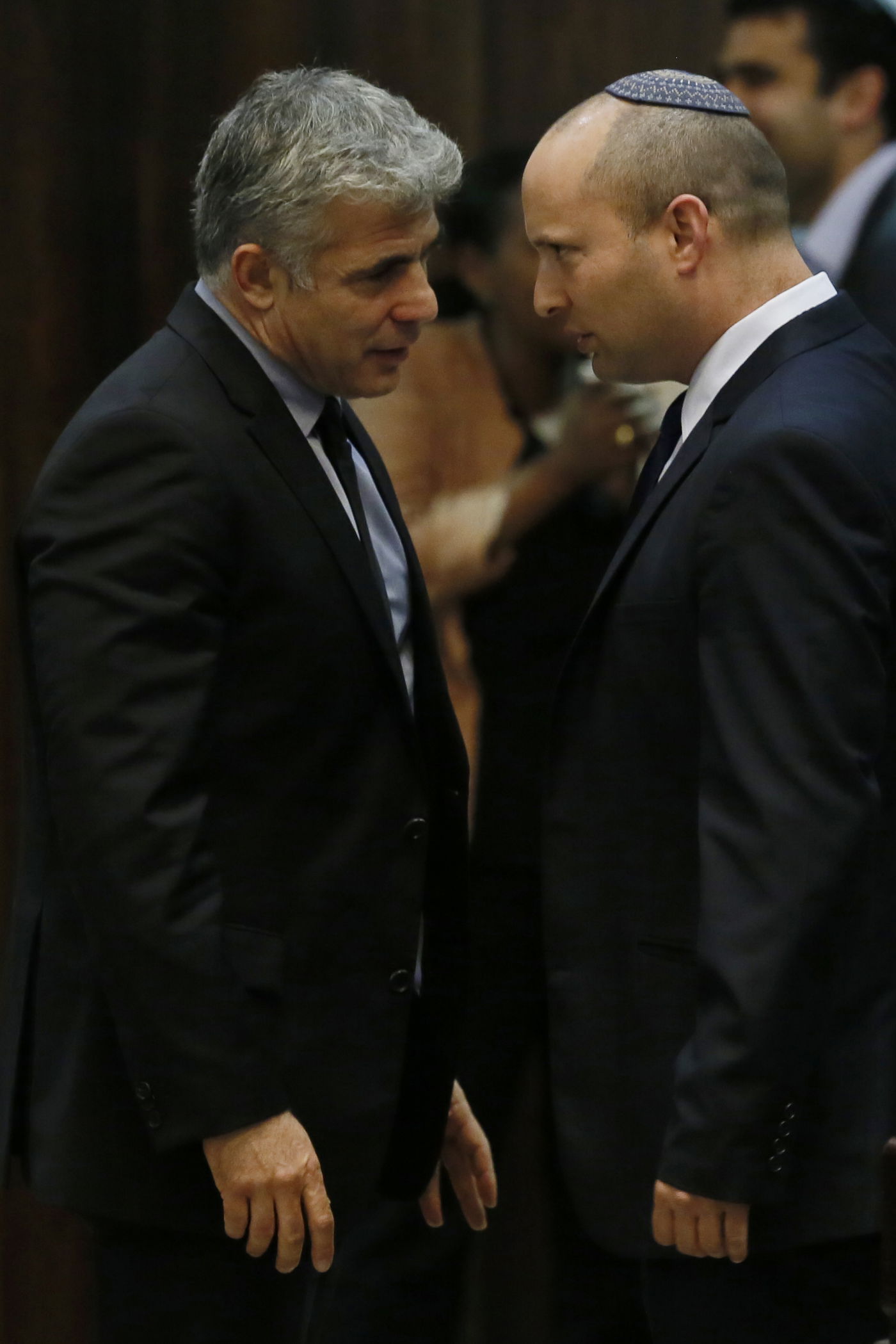 גלריה: מליאת הכנסת בעת השתלחות לפיד בחרדים