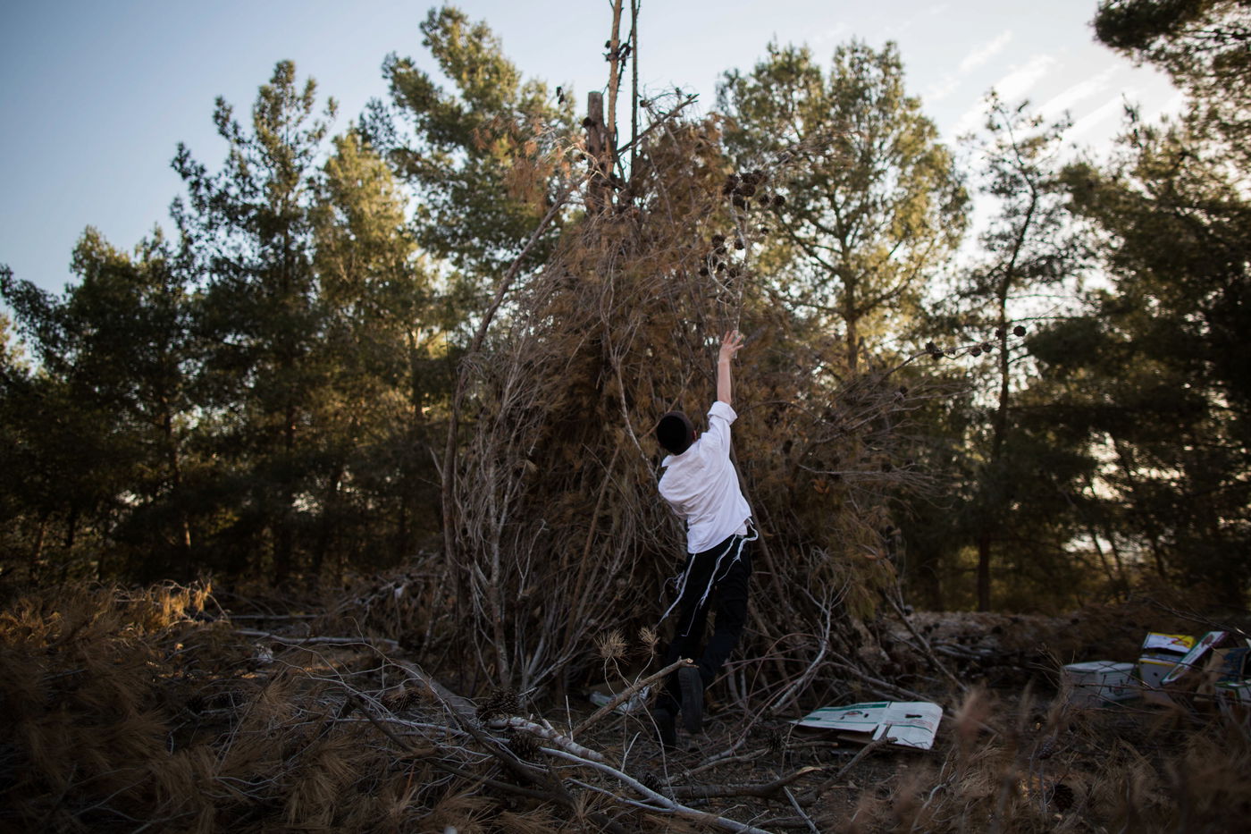 ל"ג בעומר: ילדי ירושלים נערכים למדורות • גלריה