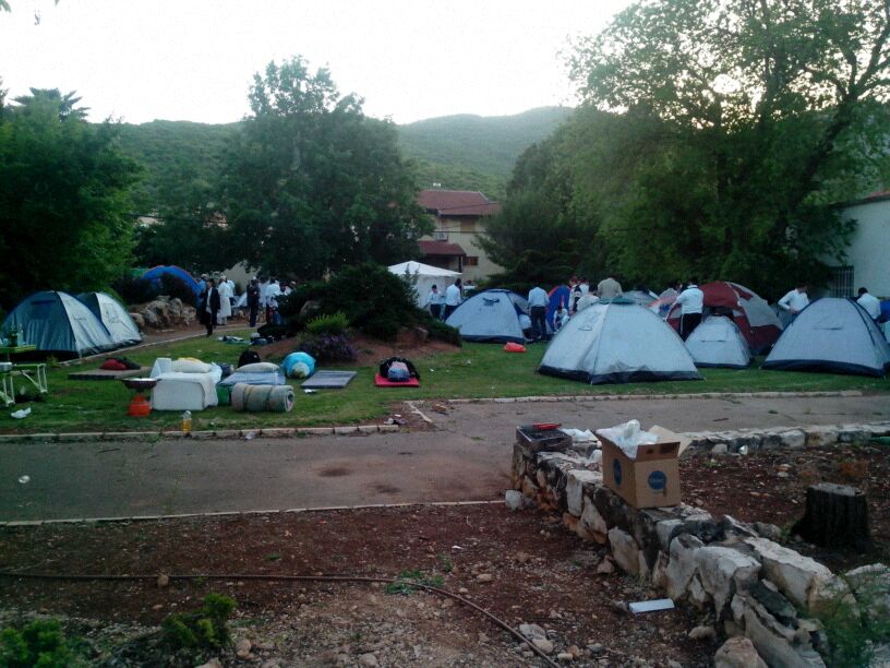 תיעוד: "עיר האוהלים" במירון
