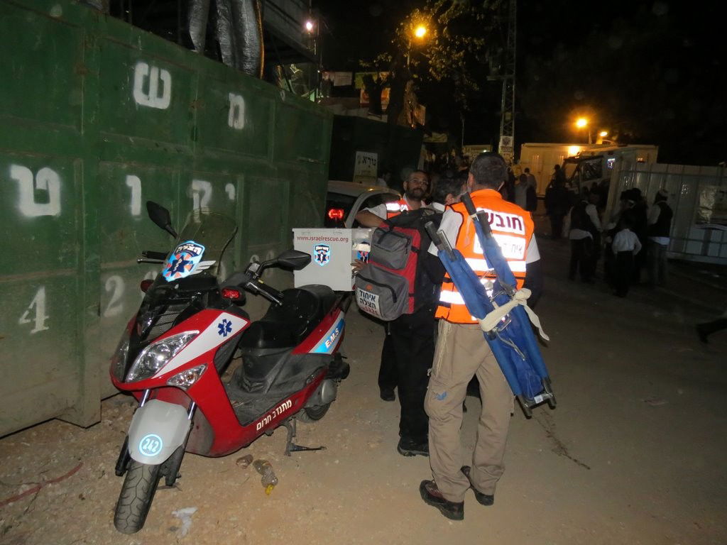 122 בני אדם טופלו במירון על-ידי איחוד הצלה