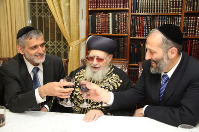 הרב עובדיה יוסף: החזרנו הפיקדון לדרעי, מודה לישי