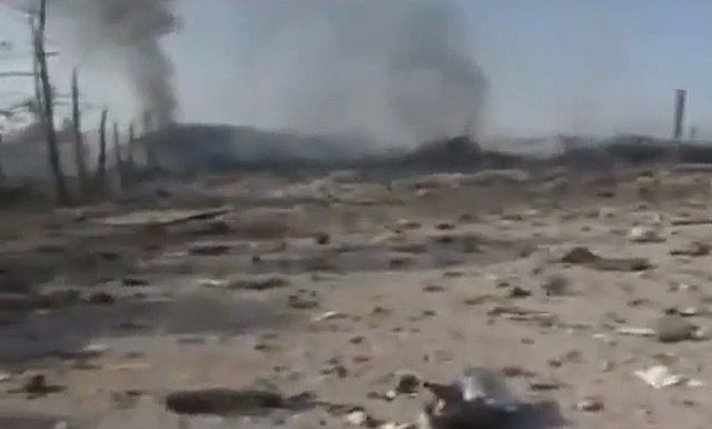 האתר שהופצץ בסוריה