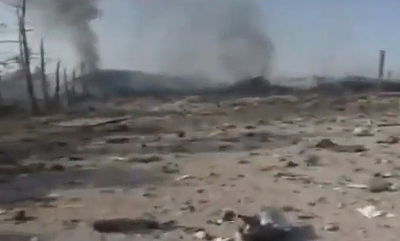 האתר שהופצץ בסוריה