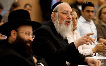 אייכלר במהלך העימות הסוער, היום