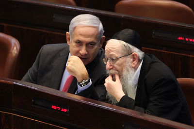 זועם, ליצמן ונתניהו בימים טובים יותר