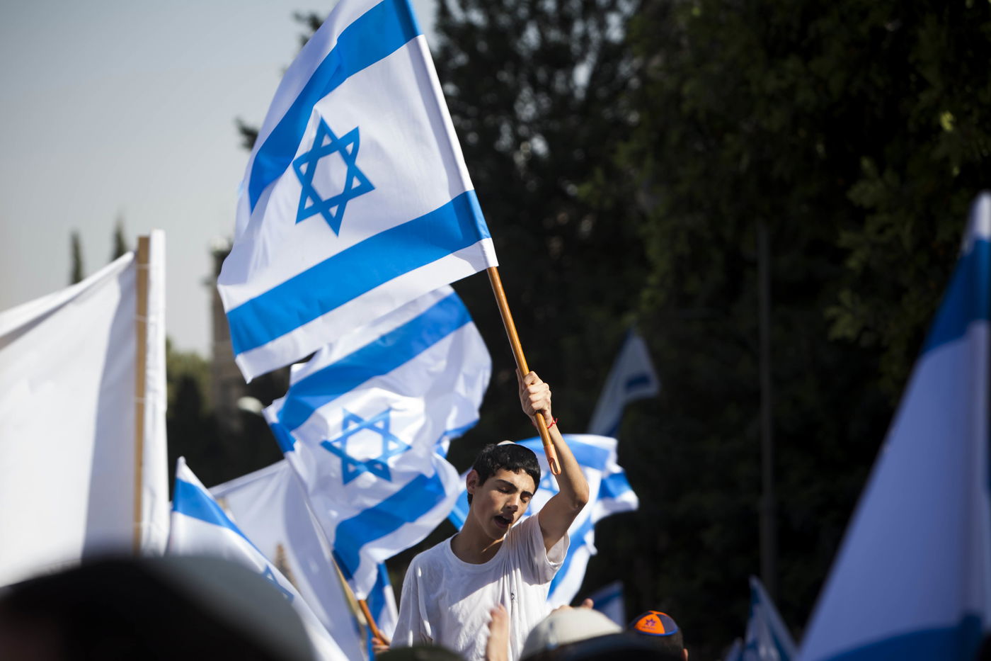 חגיגה שכזו: ריקוד דגלים ביום ירושלים • גלריה