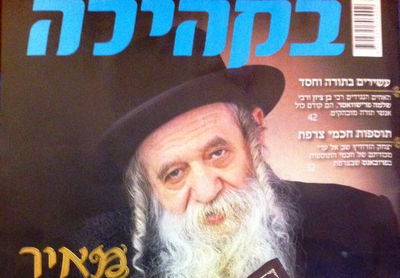 האדמו"ר מטשרנוביל בשער 'בקהילה'