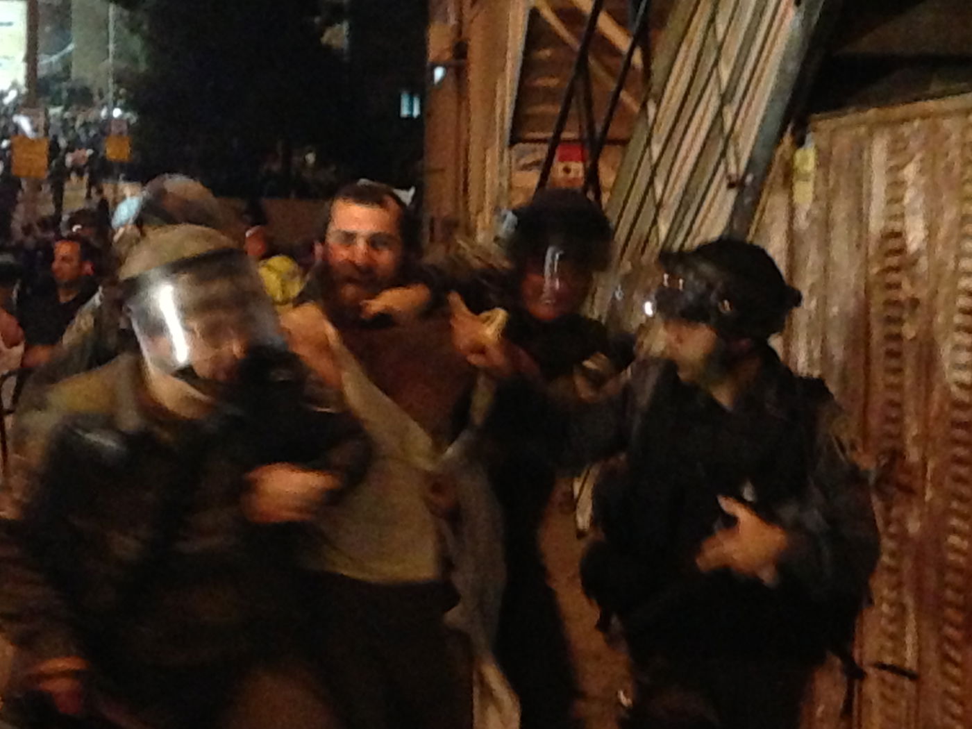 שוטר שנפצע כתוצאה מהאלימות