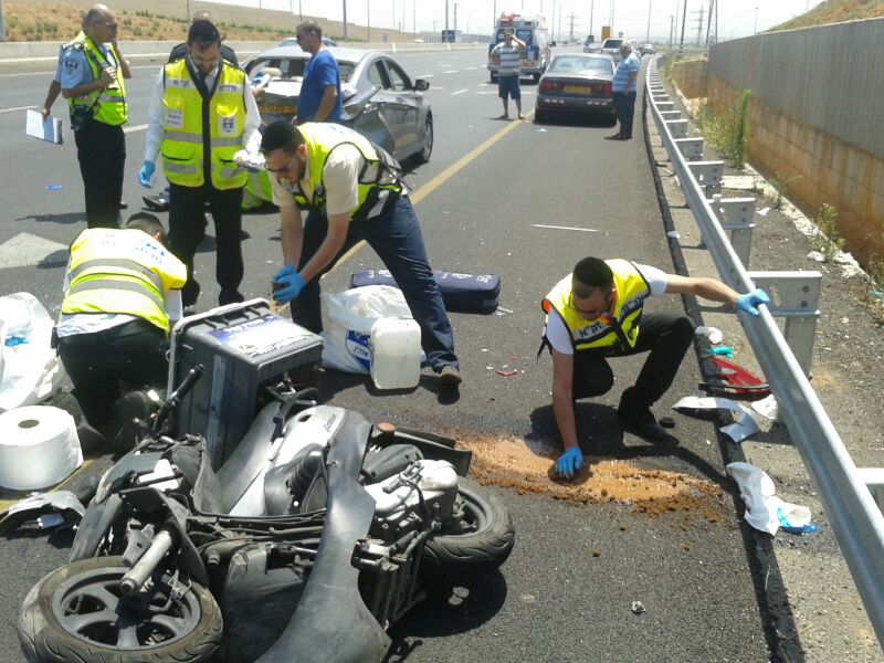 טרגדיה: בחור חרדי רוכב אופנוע נהרג בתאונה קשה