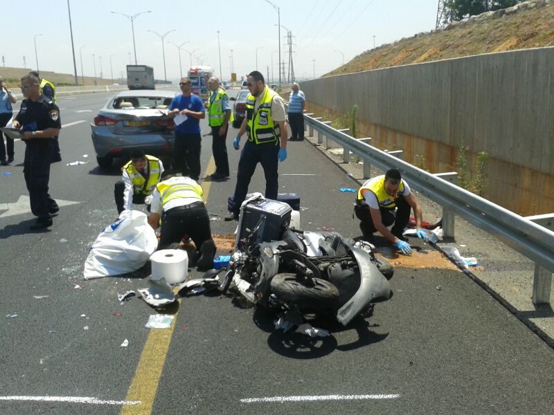 טרגדיה: בחור חרדי רוכב אופנוע נהרג בתאונה קשה