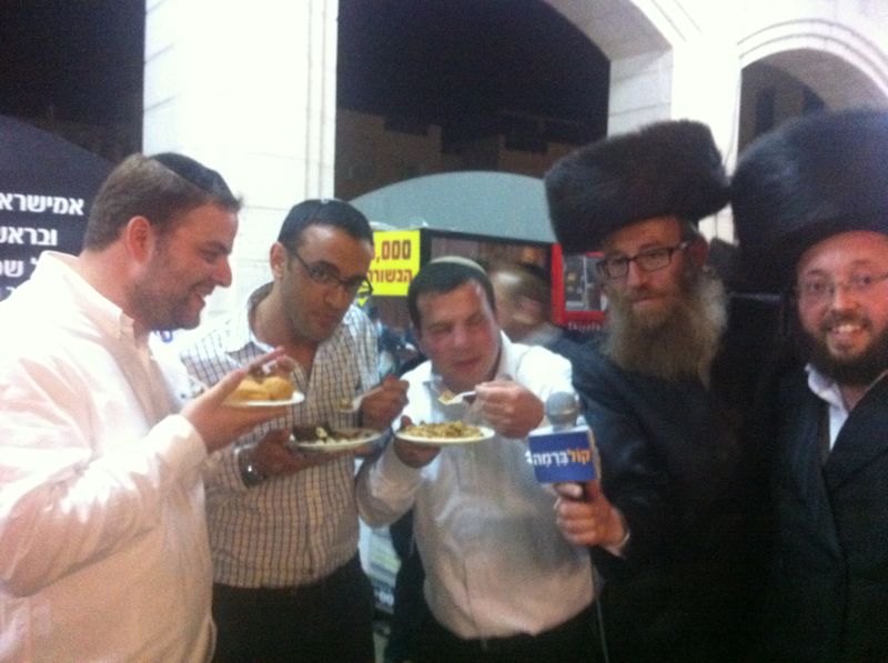 מאיר ברגר, דודי שוומנפלד, קובי נחשוני, עופר חדד ואליהו אליוביץ