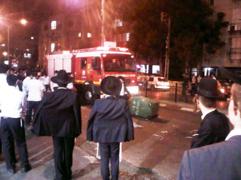 בלב בני-ברק: הפגנה ספונטנית נגד הגיוס