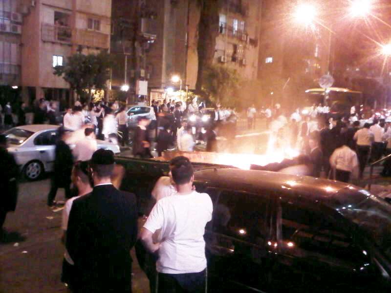 בלב בני-ברק: הפגנה ספונטנית נגד הגיוס