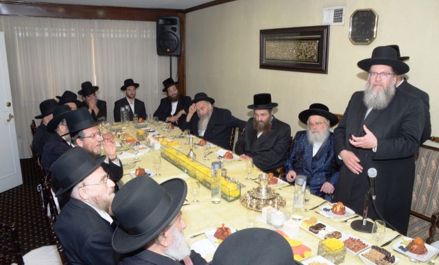 גלריה: דינר בבית האדמו"ר ממונקאטש