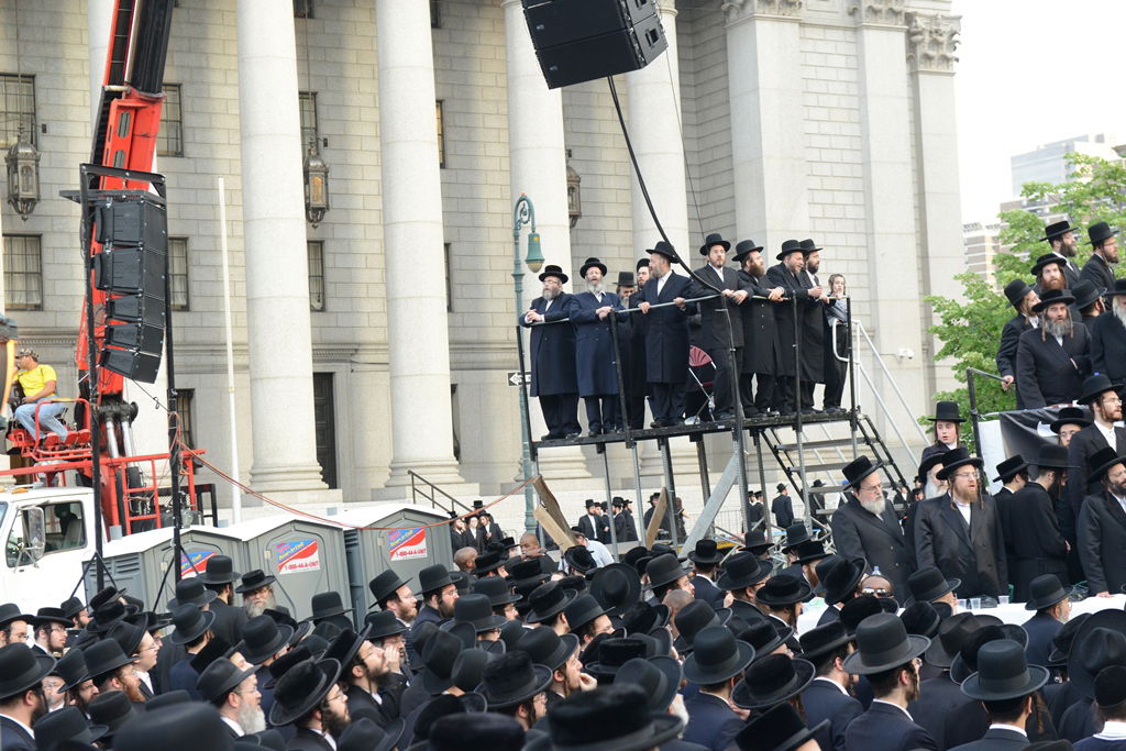 עצרת הרבבות במנהטן • גלרית ענק
