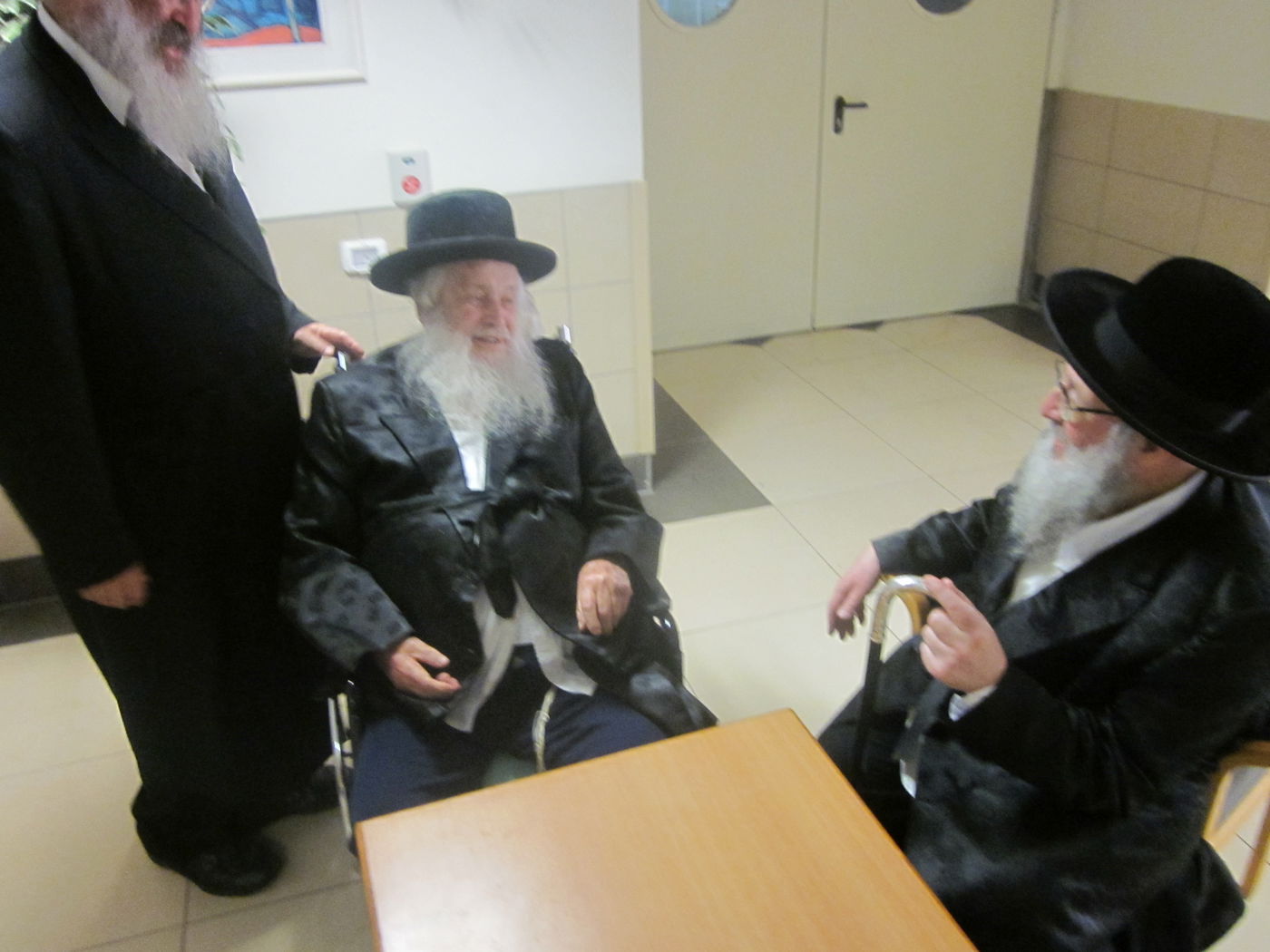 גלריה: הרבי מספינקא בביקורו בישראל