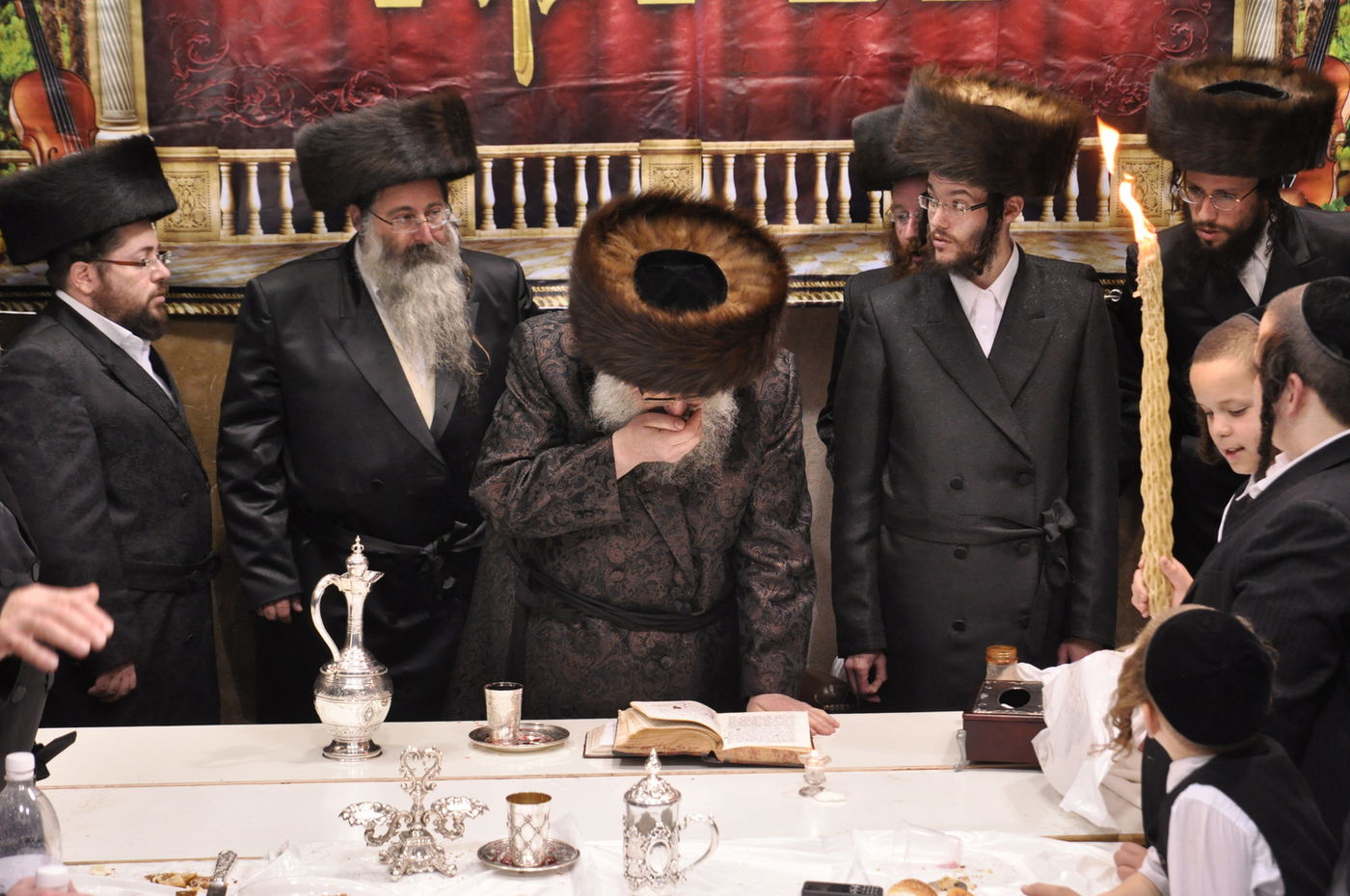 גלריה: הרבי מספינקא בביקורו בישראל