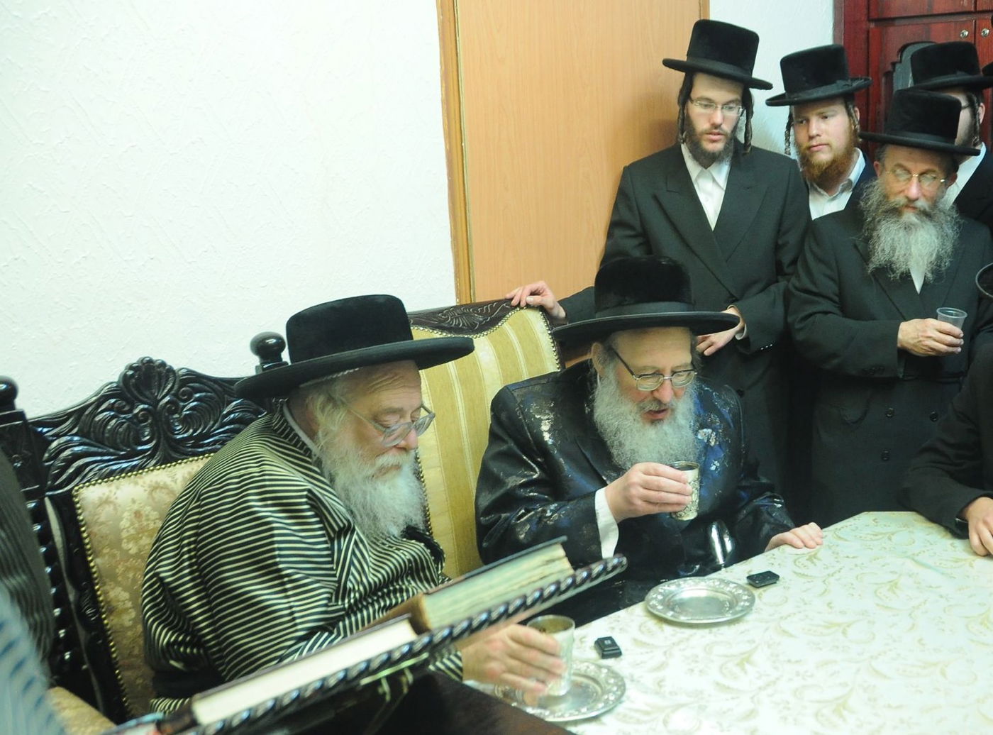 גלריה: הרבי מספינקא בביקורו בישראל