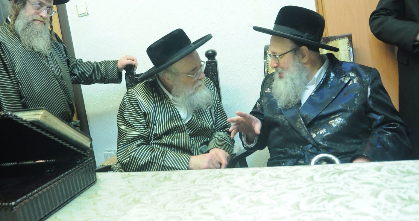 גלריה: הרבי מספינקא בביקורו בישראל