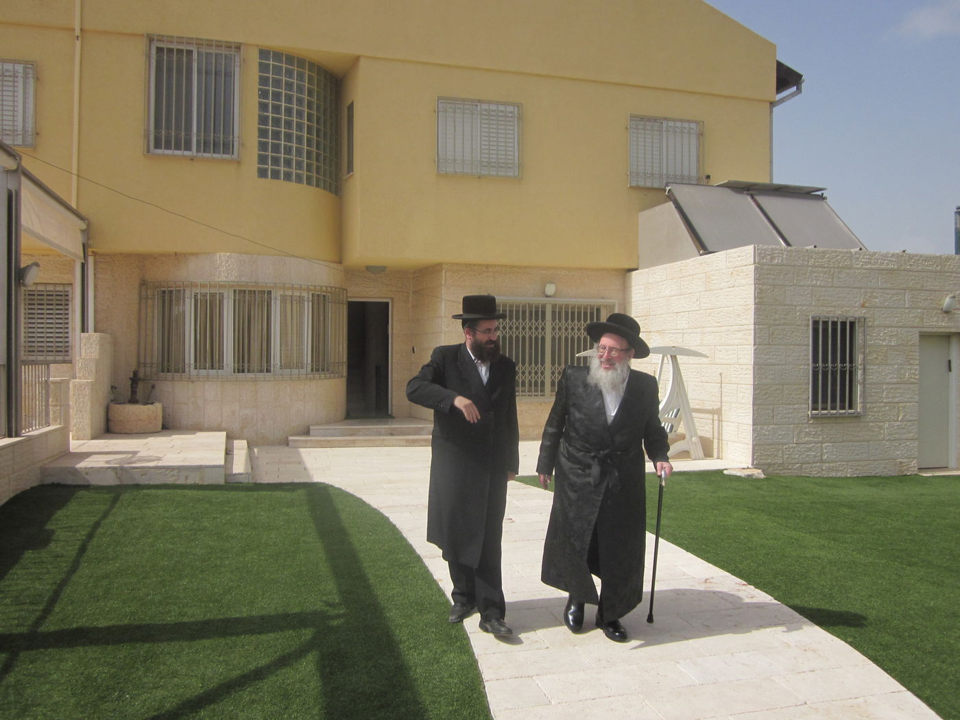 גלריה: הרבי מספינקא בביקורו בישראל