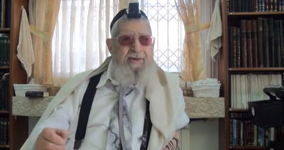 מרן הגר"ע יוסף ביום שישי האחרון