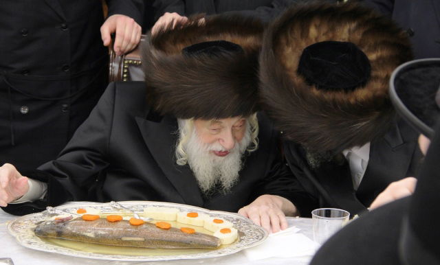 תיעוד: בר מצוה לנכד הרבי מסקולען