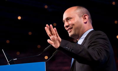 "מעולם לא הייתה פה מדינה פלסטינית". בנט