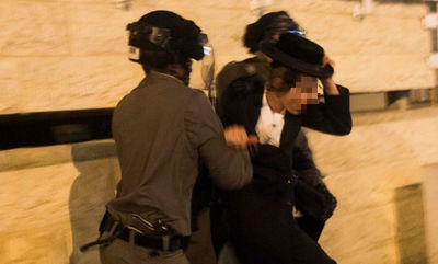 יפו: 12 מפגינים חרדים התפרעו באתר בניה ונעצרו