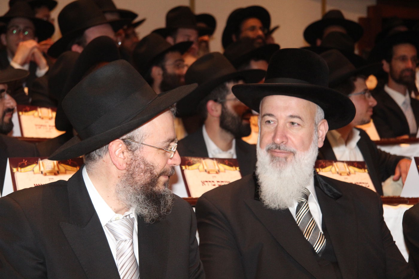 הרב יונה מצגר עם הרב יוסף אליהו