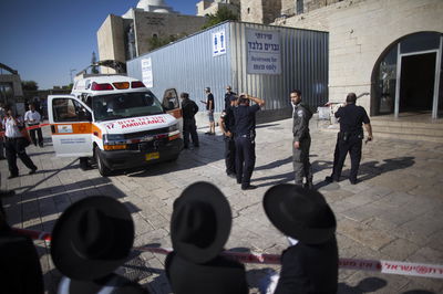 זירת האירוע בכותל