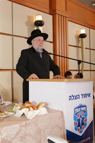 צפו: גדולי ישראל בחנוכת בית 'איחוד הצלה' בבני ברק